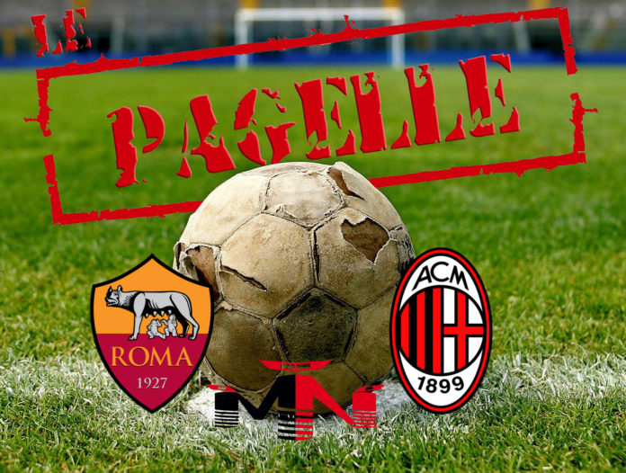 pagelle roma-milan