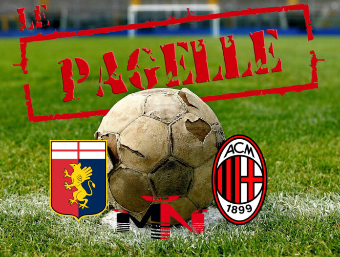 pagelle genoa-milan